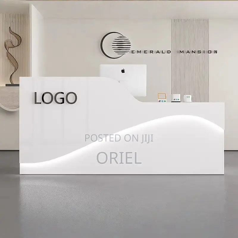 Office Desk : Front Office Reception Desk 1.6m