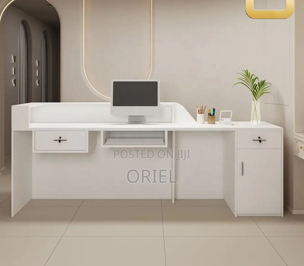 Office Desk : Front Office Reception Desk 1.6m