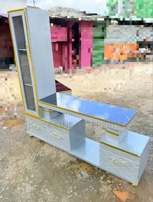 Executive Extended Tv Stand With Marble Coating