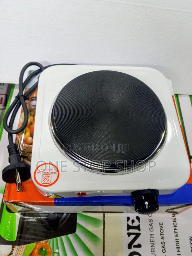 Portable Single Solid Hot Plate Burner With 5 Adjustable Temp Control - main view