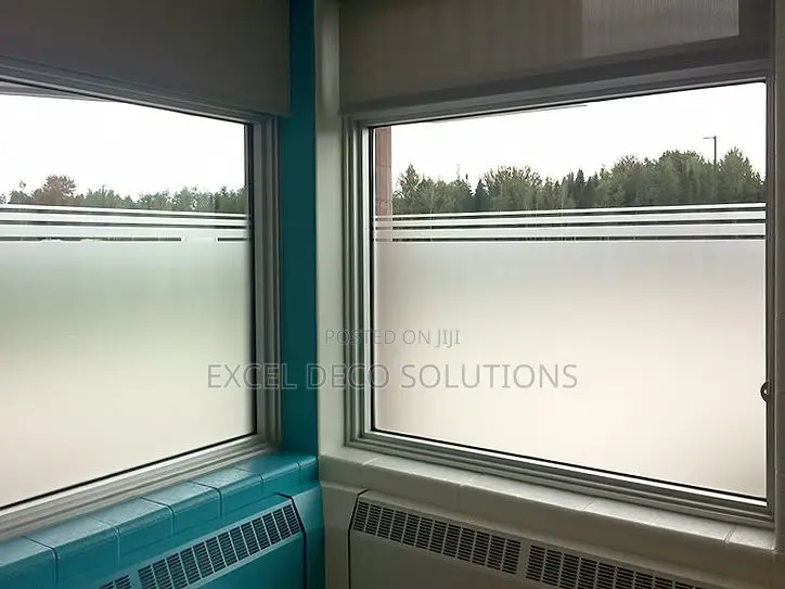 Frosted Film With Modern Decorative Glass Finish