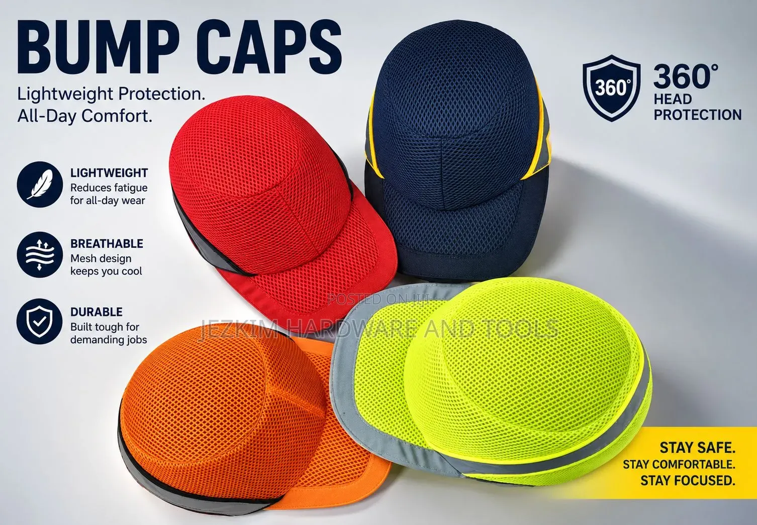 Bump Caps Available