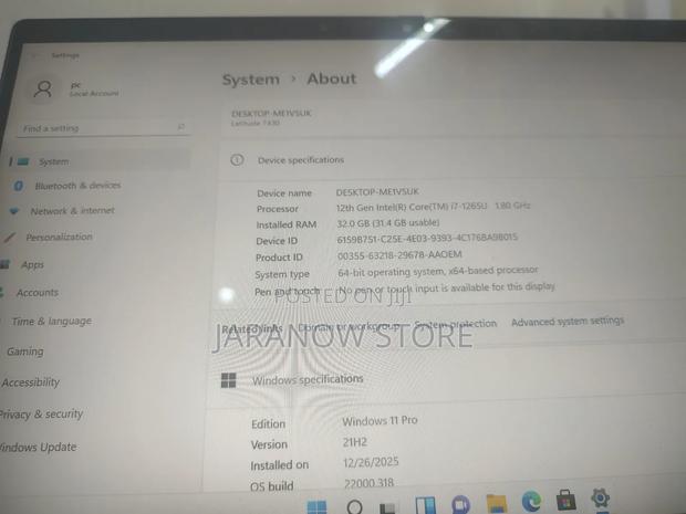 Laptop Dell Latitude 7430 32GB Intel Core i7 SSD 256GB - thumbnail 3