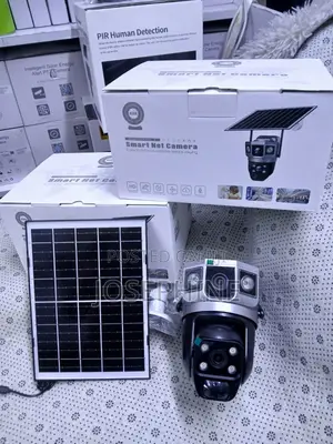 Wireless Wifi Connectivity Solar-Powered Dual Lens Outdoor Camera