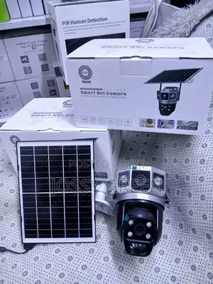 Wireless Wifi Connectivity Solar-Powered Dual Lens Outdoor Camera