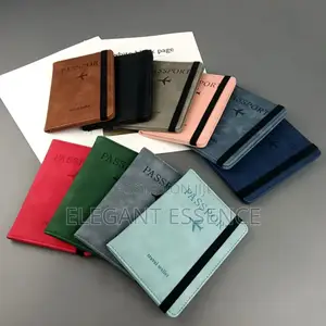 *Passport Holder,Passport Cover With Rfid Blocker Plus Suitcase Tag