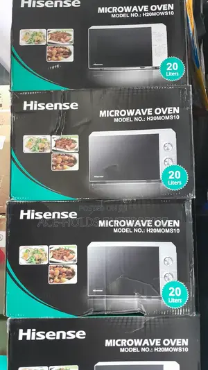 5 Power - 20 Litres Hisense Manual Microwave Oven (Silver White)