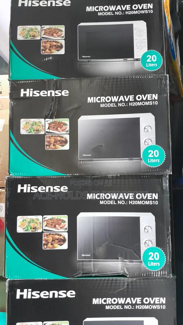5 Power - 20 Litres Hisense Manual Microwave Oven (Silver White)