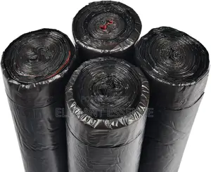 100pcs Extra Strong Trash Bags With A Drawstring 45cm By 50cm