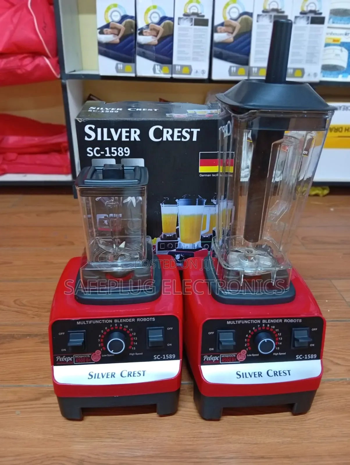 Commercial Blender -Heavy Duty Silver Crest Blender for Everyday Use