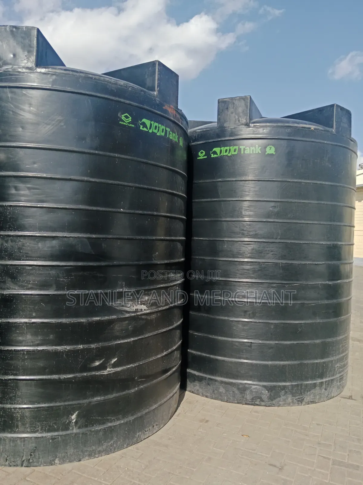 Black Double Layer 6000 Litres Water Tank Countrywide Delivery