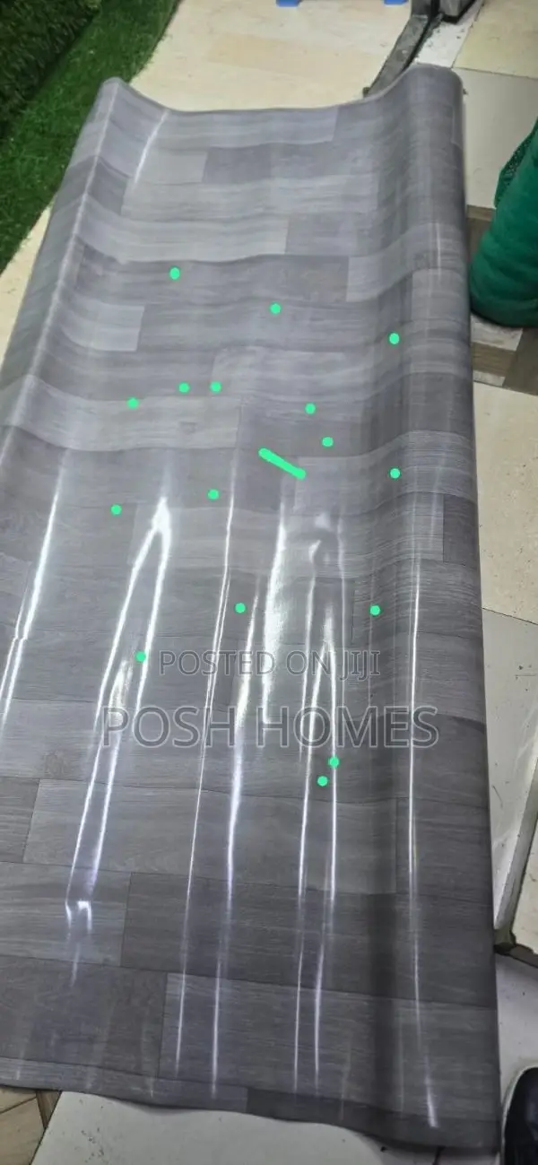PVC Mkeka Wa Mbao Grey Carpet