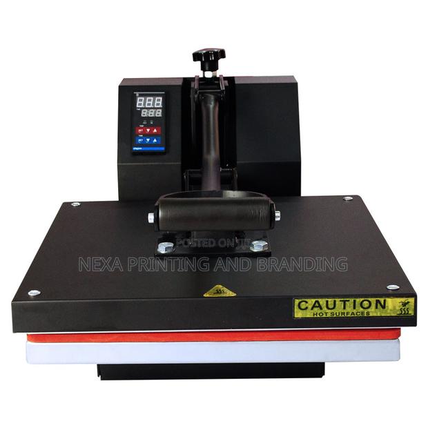 New Arrival Flatbed 38by38cm Heat Press Machine for T-Shirts Garment