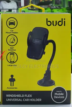 Budi Cm525b Windshield Flex Universal Car Holder.