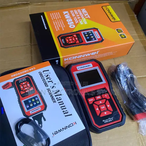 >>New Konnwei Kw850 Next Generation Obd2 Can Scan Tool Brand New