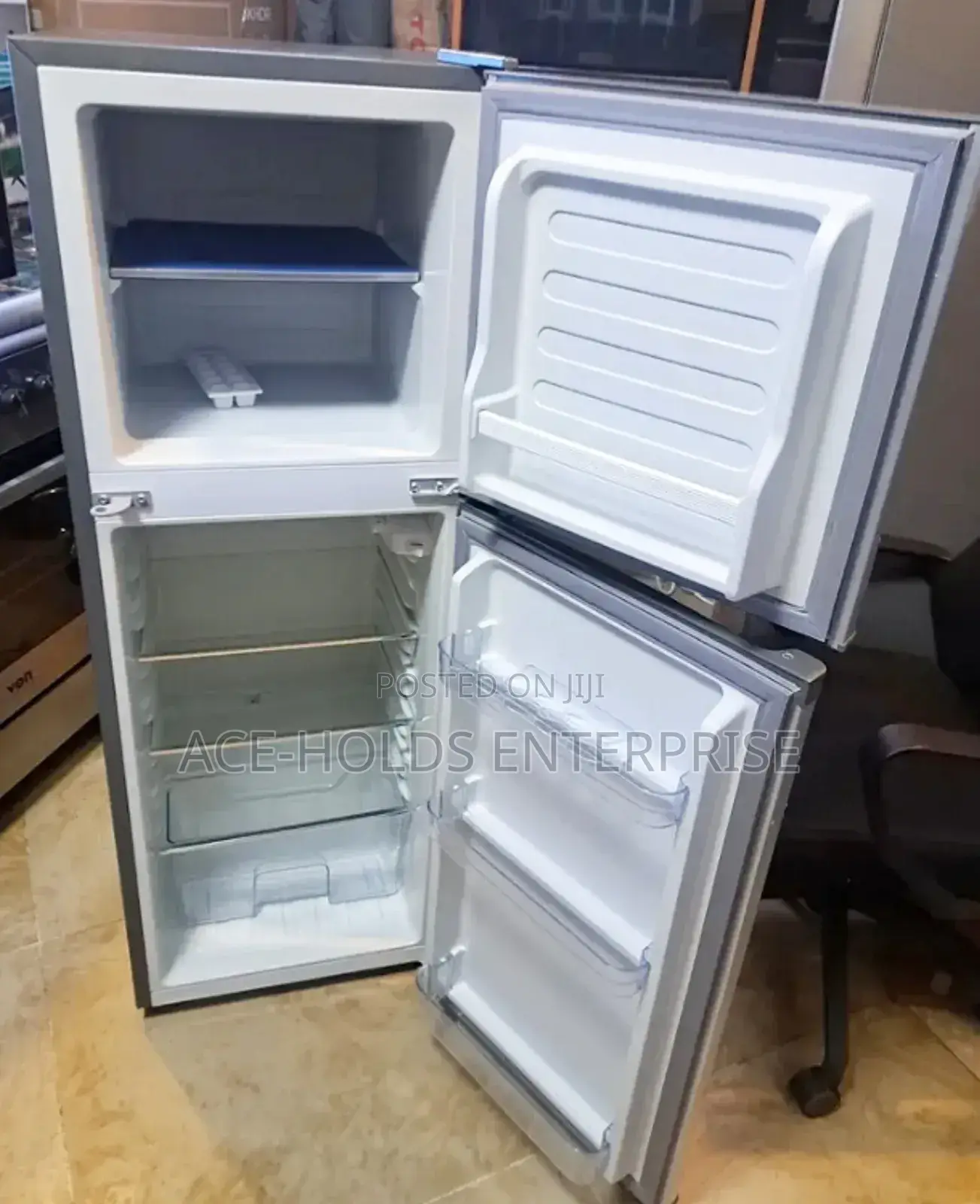 Ramtons Fridge Double Fridge, 128 Litres Rf171/ 173 - Silver