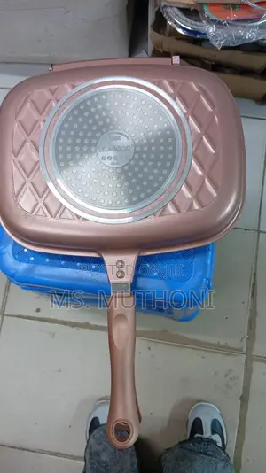 32 Cm High Quality Granite Double Sided Grill Pan*