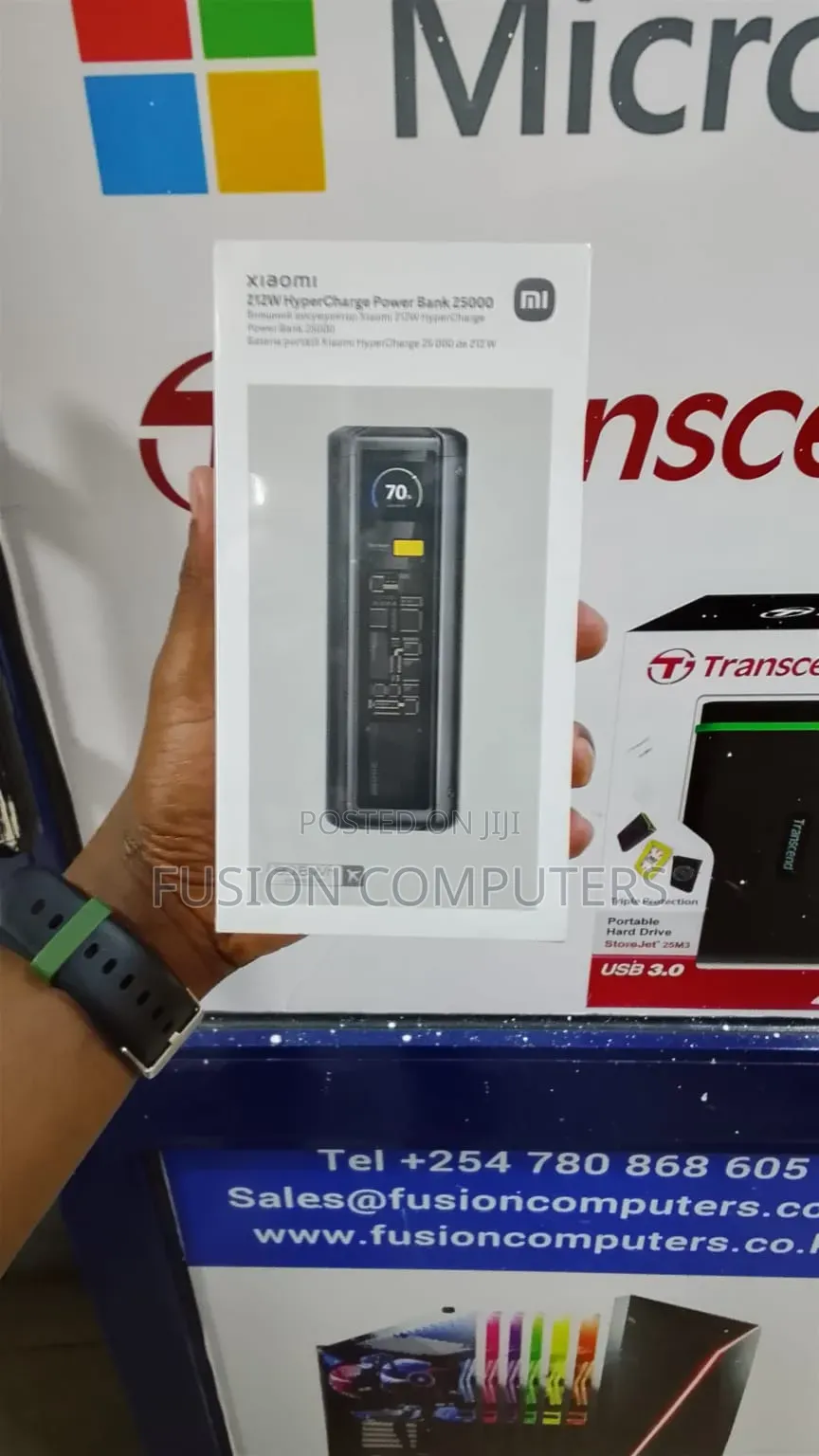 Xiaomi 212w Hypercharge Power Bank 25000 Mah.
