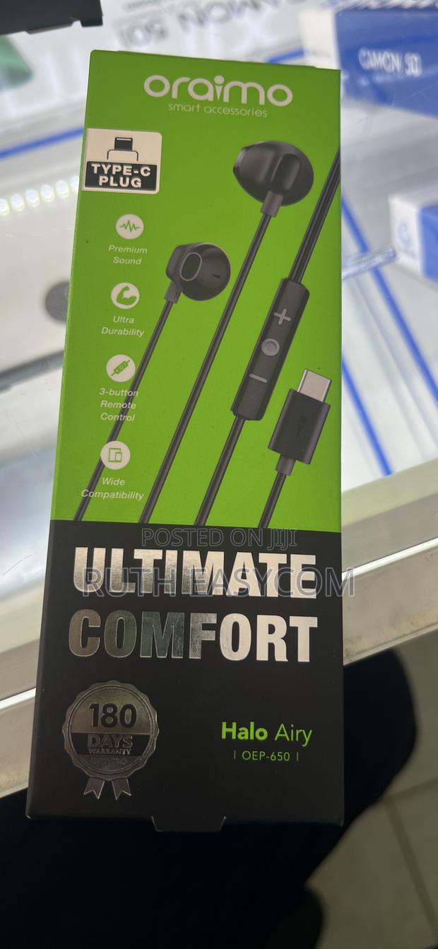 Oraimo Halo Airy Type C Wired Earphones