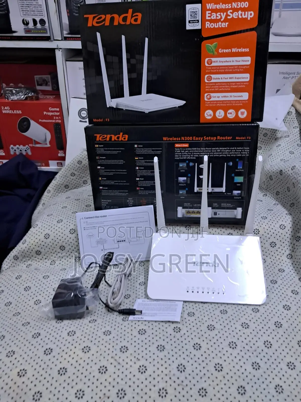 Tenda F3 N300 300mbps Wireless Wifi Router