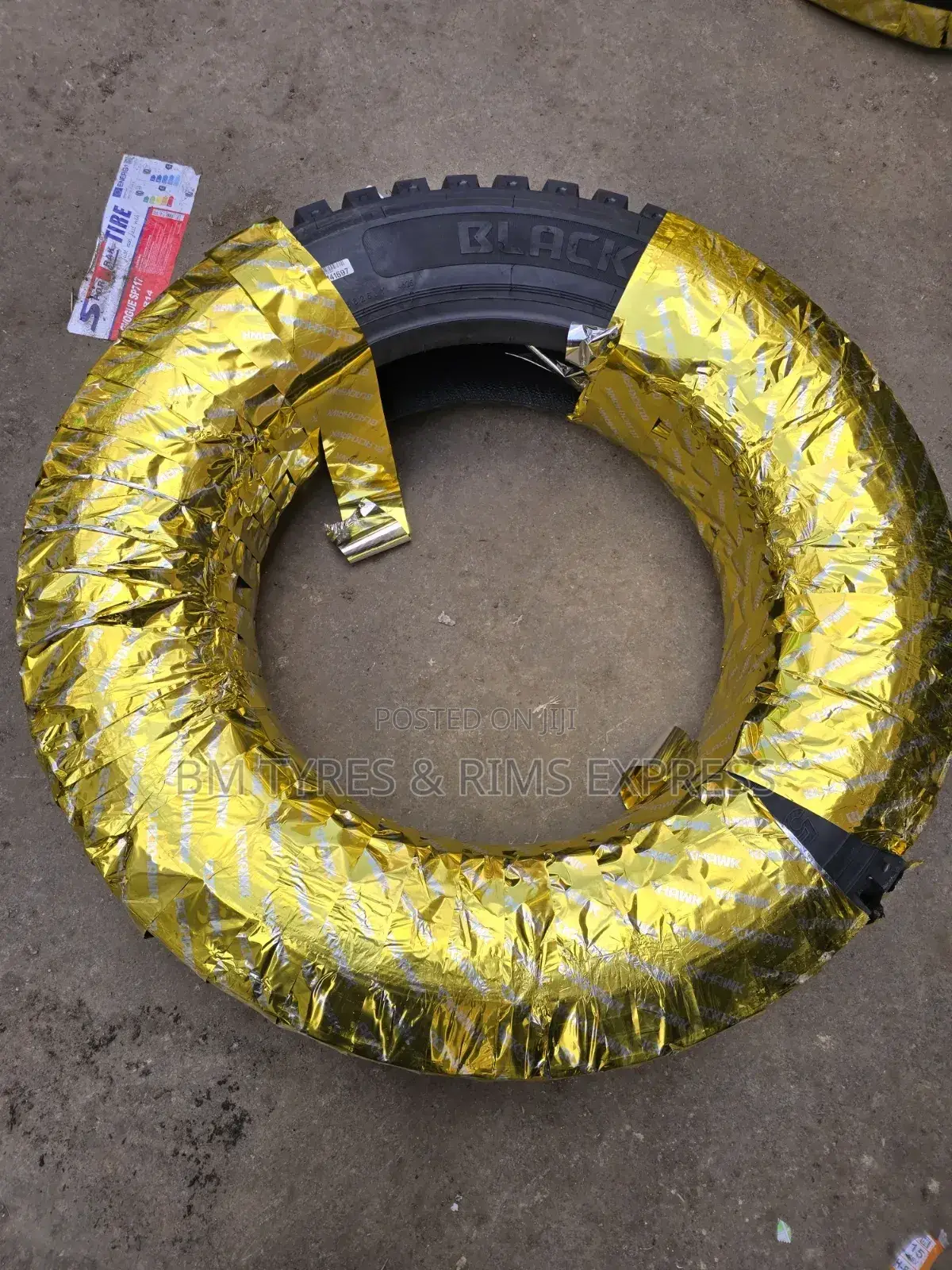255/70 R22. 5 Blackhawk Tires (Diff)