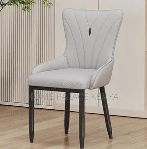 Dining Chair: Modern Soft Back Dining Chair With Metal Frame