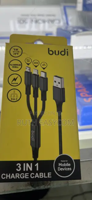 Budi 3 in 1 Charge Cable