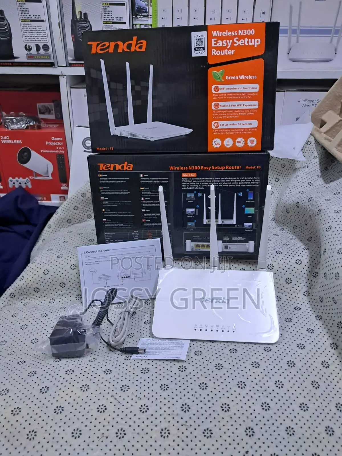 Tenda F3 High Speed N300 Home Wifi Route