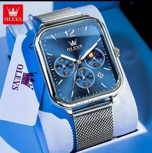 Olevs Chronograph Gents #9914 *Adjustable Mesh Strap and Leather
