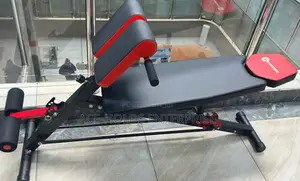 Adjustable Decline Sit-Up Bench With Leg Support