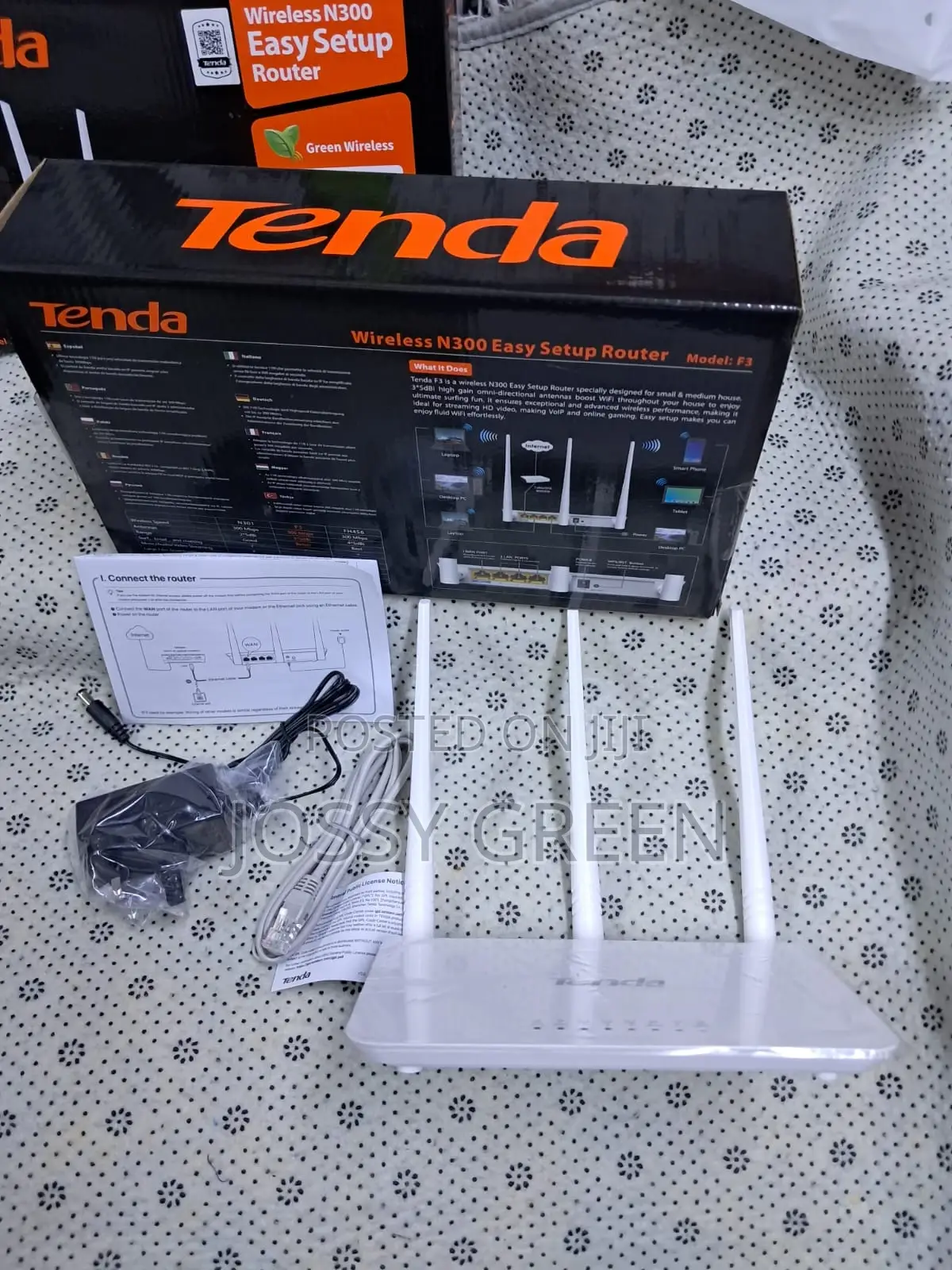 Tenda F3 Smart N300 Broadband Wifi Router