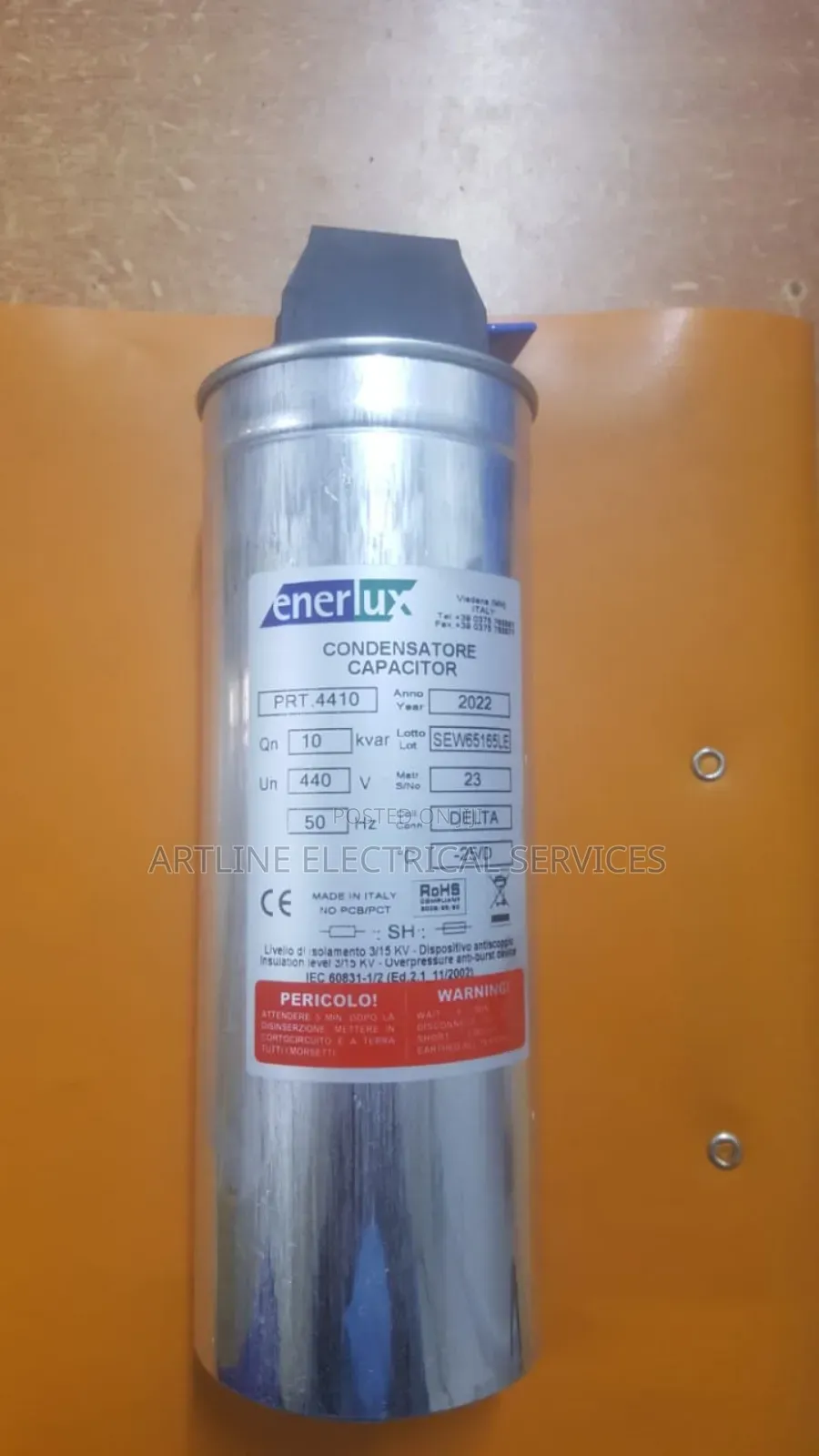 10kvar Enerlux Capacitor
