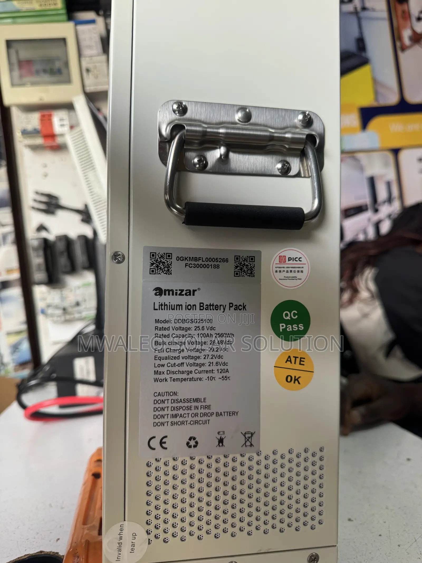Lithium Battery 100ah 2560wh