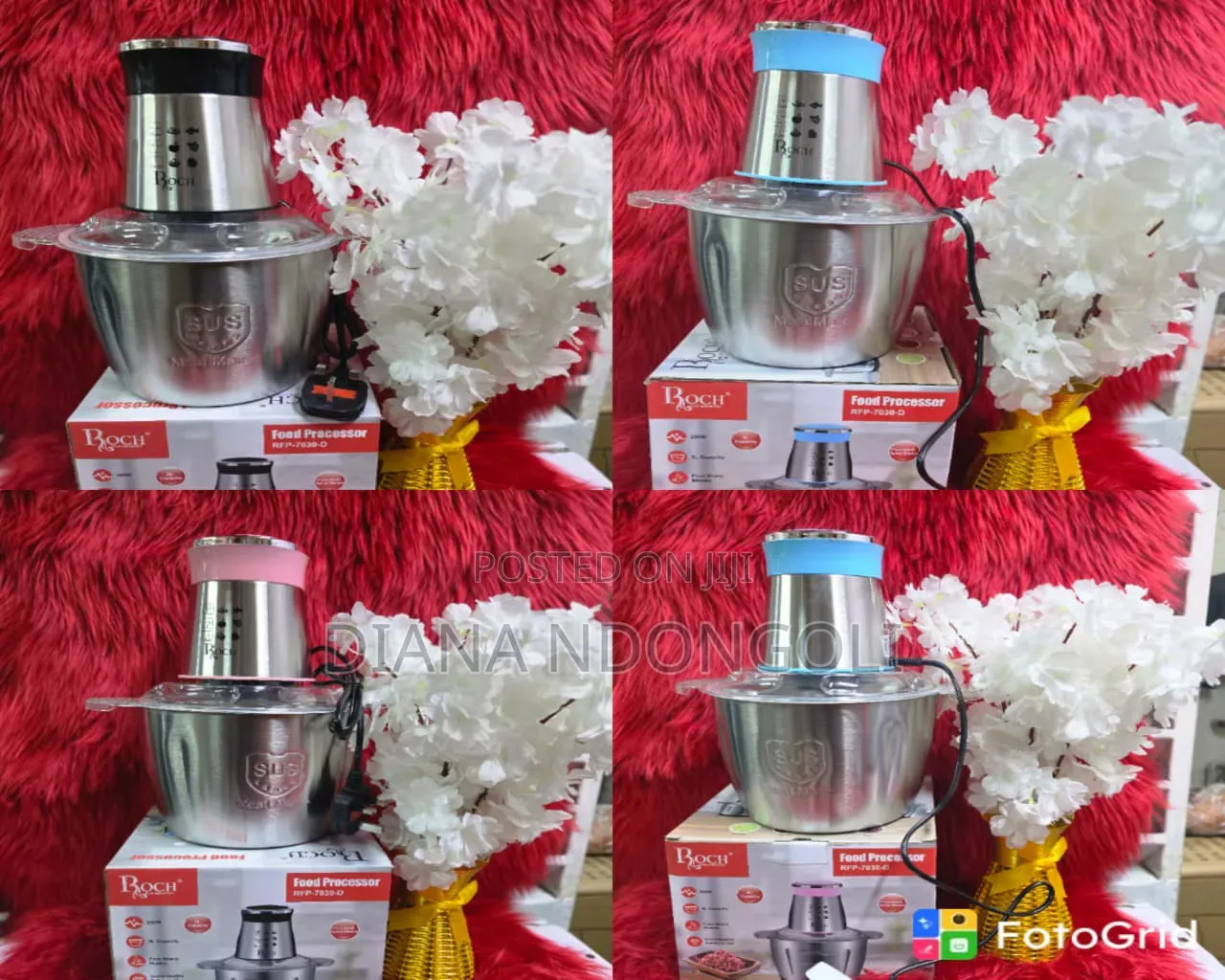 *Roch Food Processor/ Chopper 3litres at 1,700*
