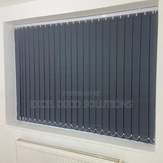 Vertical Window Blinds With Elegant Corporate Finish