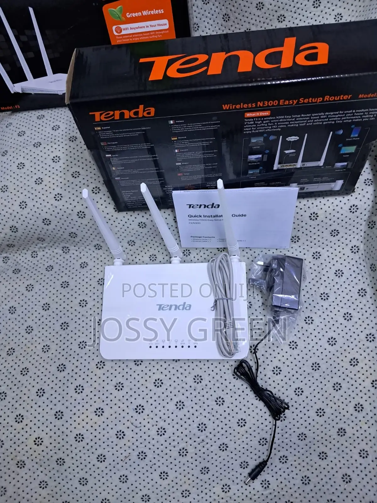 Tenda F3 Long Range 300mbps Wifi Router