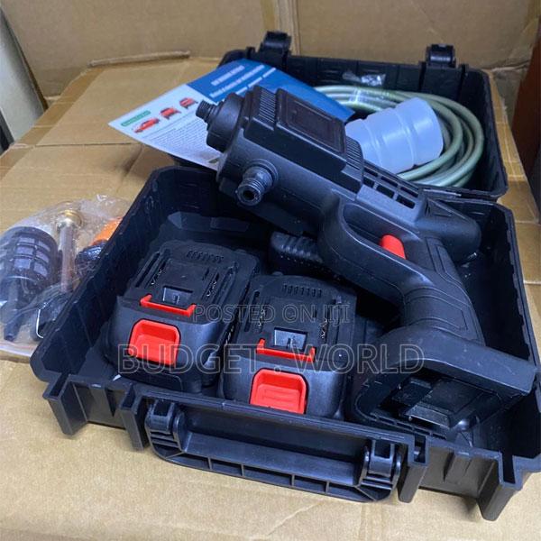 Rechargeable Cordless Water Jet Gun – Portable Cleaner for Cars and Ou
