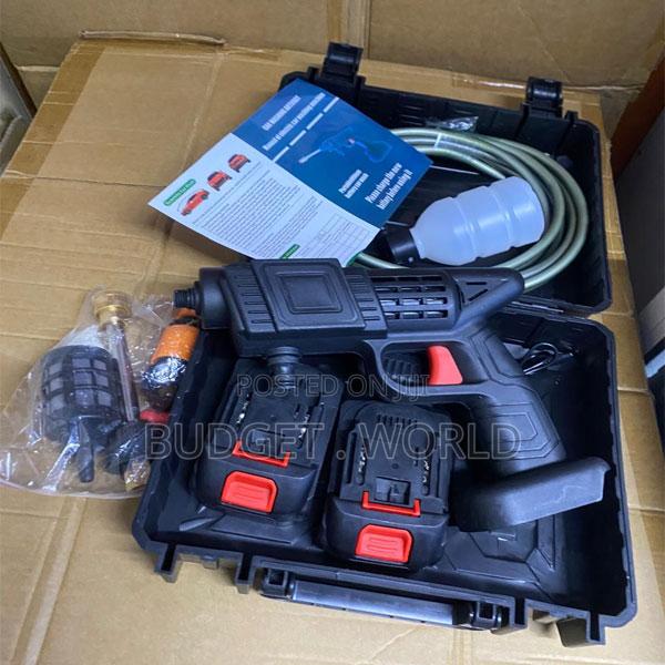 Rechargeable Cordless Cleaning Gun – Portable Car Wash Machine With 2