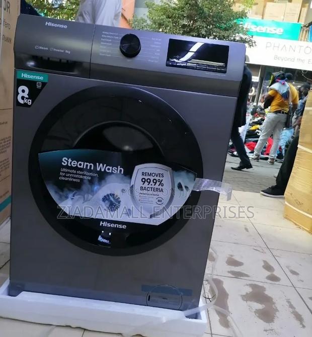 Hisense Washing Machine Front Load Wash and Spin 8kgs Smart Energy