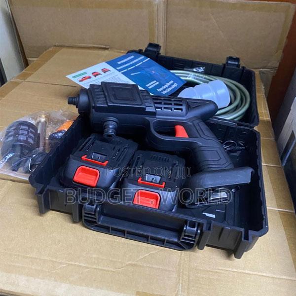 Portable High Pressure Car Wash Pump – Rechargeable Machine With Dual