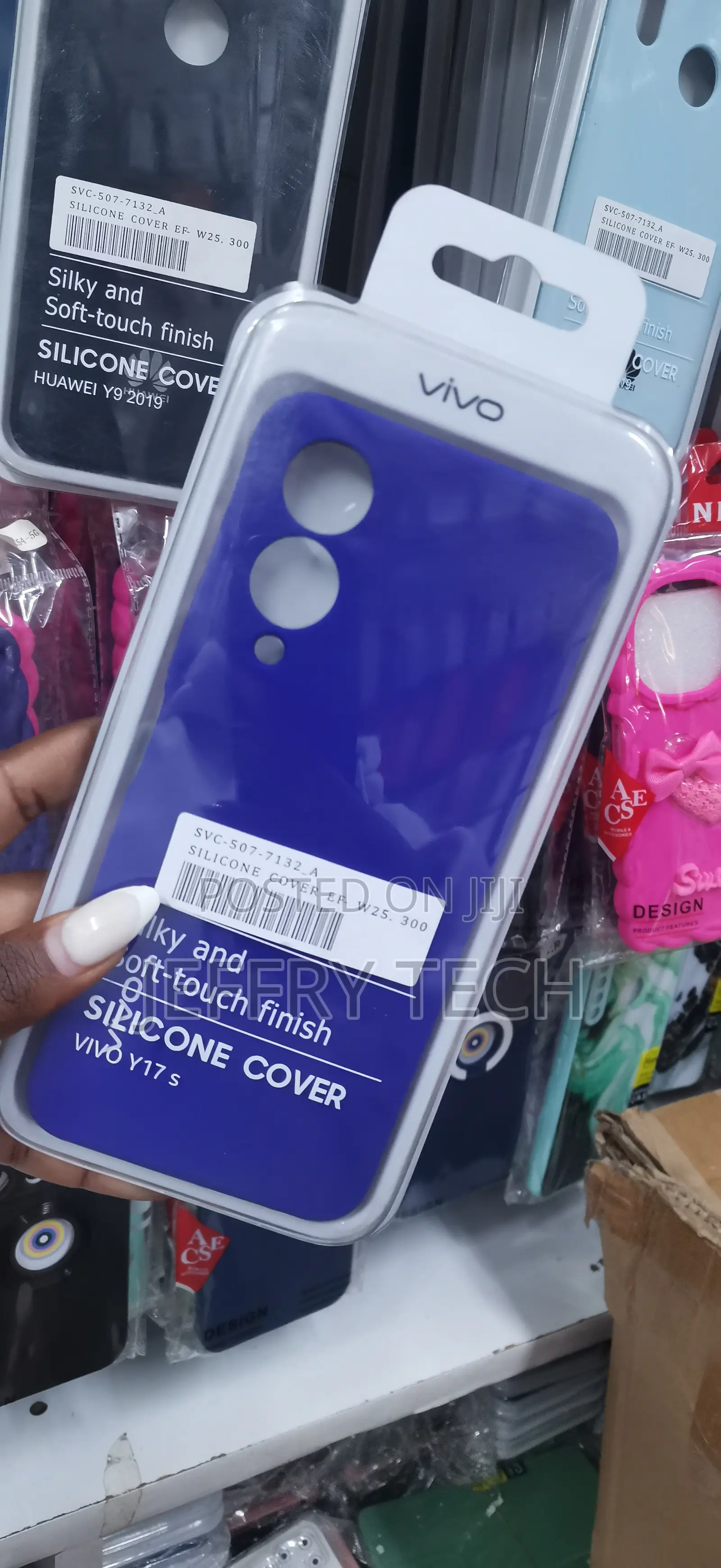 Vivo Y17s in Blue Premium Tpu Cover Case
