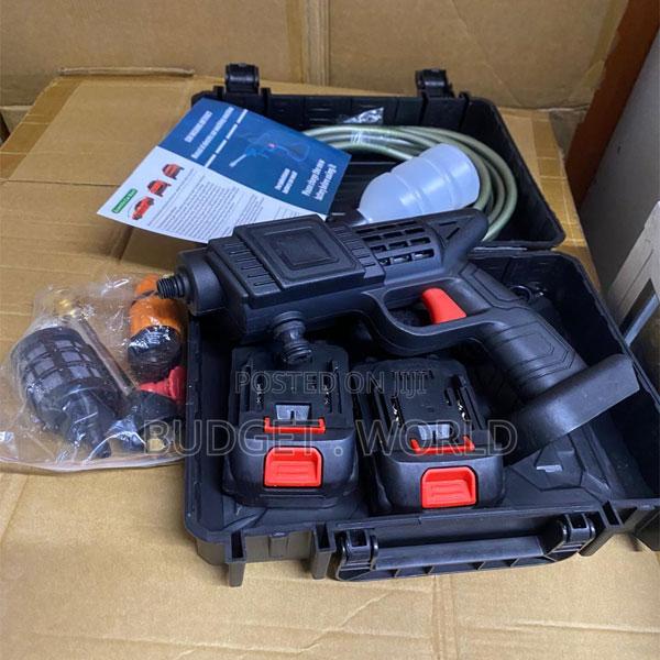 Rechargeable Portable Power Washer – Cordless Car Cleaner With Two Bat