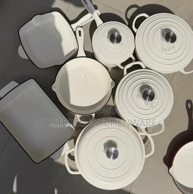 11pieces Enamel Cast Iron Cooker