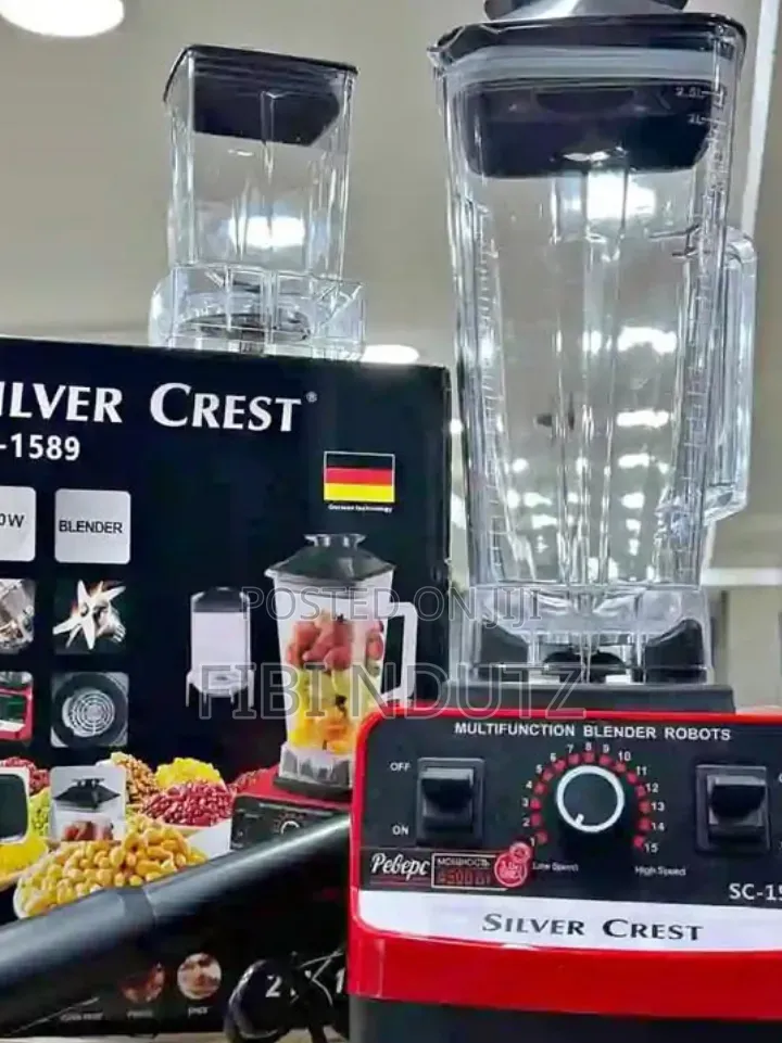 Brand New Silver Crest Commercial Blender8500w/Copper Motor Blender