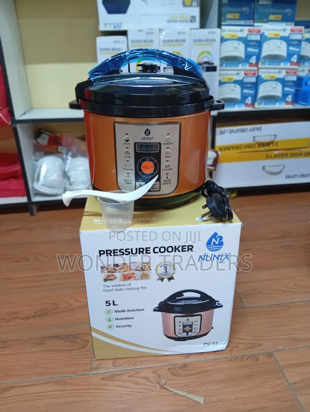 Nunix Pressure Cooker Pc77 5 Litres