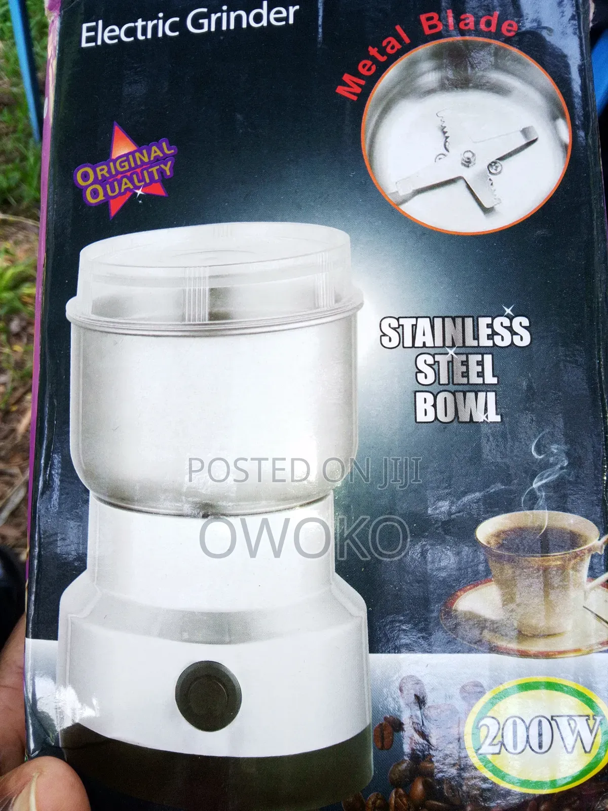 Electric Grinder for Coffee, Herbs