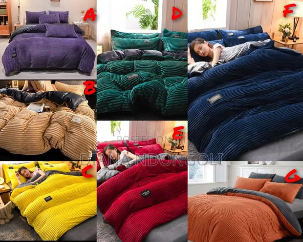 *Velvet Duvet Set*
Size: 6x72 Pillowcases*1 Bedsheet1velvet Duvet