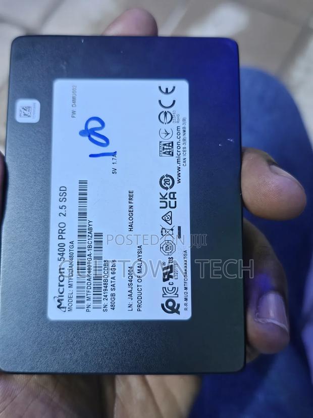 Micron 480gb SSD 2.5 - thumbnail 2