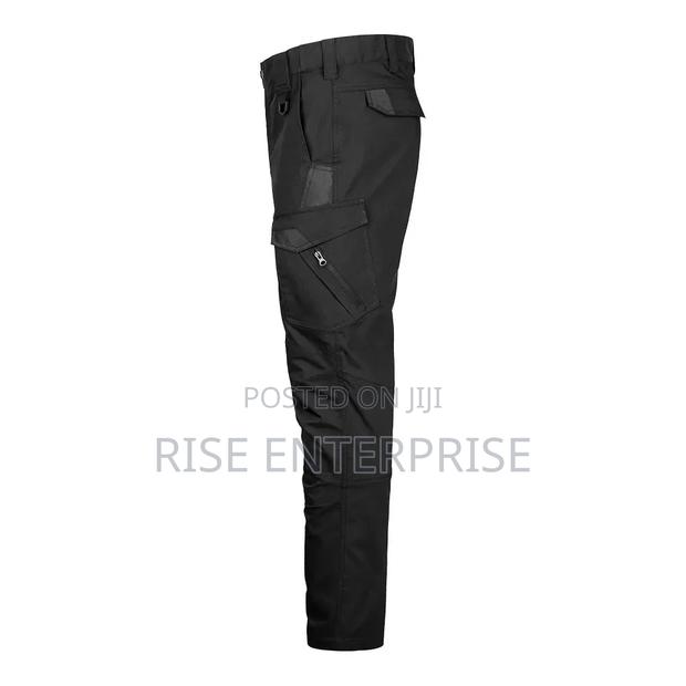 Tactical Waterproof Outdoor Unisex Pants-Black - thumbnail 2