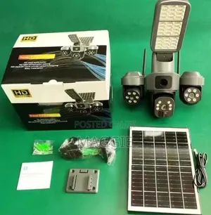 Ld013 Solar 4g Streetlight 3 Lens Camera Price Jiji